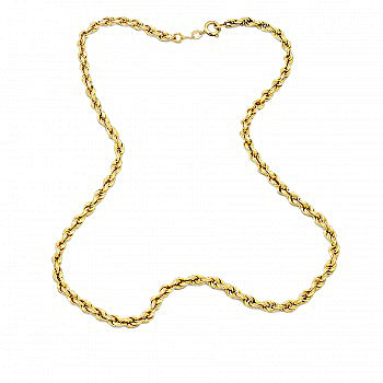 9ct gold 6.7g 18 inch rope Chain